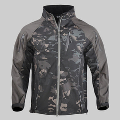 Hiking Camping Jacket Coat Soft Shell Waterproof Autumn and Winter Outdoor Men'S Tactical Jacket