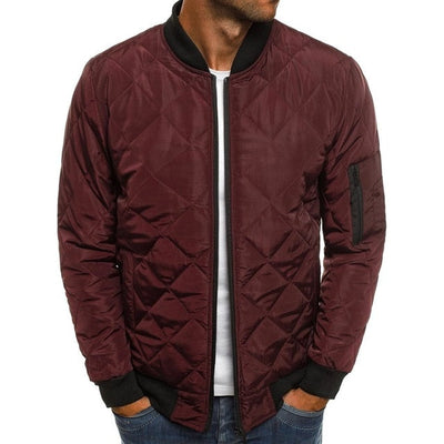 Men’s Quilted Bomber Jacket